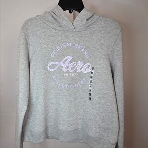 Aeropostale Light Gray Women's Cowl Neck Sweater